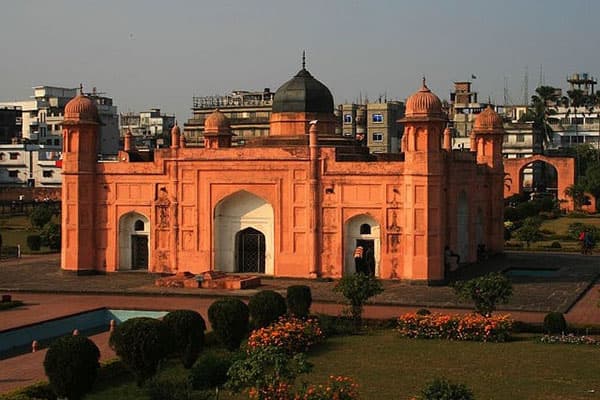 The historic Lalbagh Fort in Old Dhaka