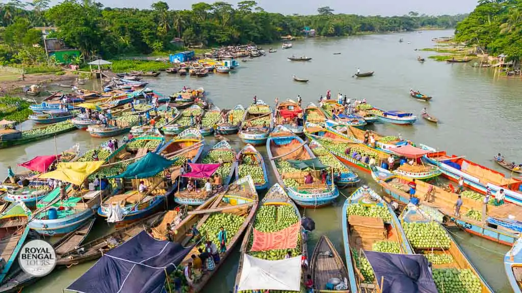Barishal River & Floating Market Tour in Bangladesh with a knowledgeable local guide